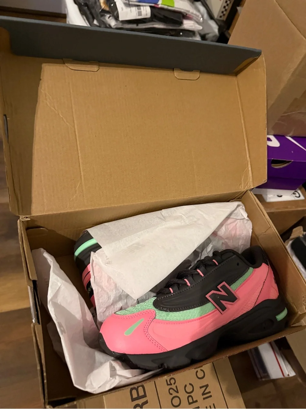 New Balance bright pink